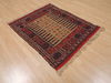 Kilim Red Square Flat Woven 33 X 33 Area Rug 100-109916 Thumb 3