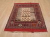 Kilim Red Square Flat Woven 37 X 40 Area Rug 100-109917 Thumb 1