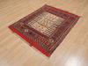 Kilim Red Square Flat Woven 37 X 40  Area Rug 100-109917 Thumb 2