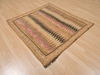 Kilim Beige Square Flat Woven 43 X 43  Area Rug 100-109919 Thumb 2