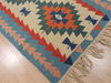 Kilim Blue Flat Woven 36 X 56  Area Rug 100-109920 Thumb 4