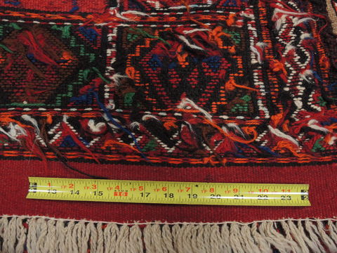 Kilim Red Square Flat Woven 36 X 44 Area Rug 100-109924 Image 8