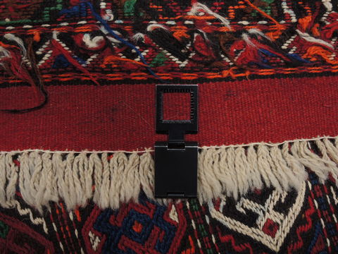 Kilim Red Square Flat Woven 36 X 44 Area Rug 100-109924 Image 9