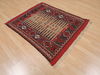 Kilim Red Square Flat Woven 36 X 44 Area Rug 100-109924 Thumb 3
