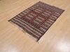 Kilim Brown Flat Woven 34 X 47 Area Rug 100-109927 Thumb 2