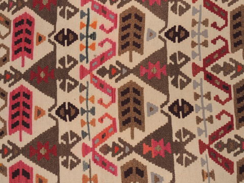 Kilim Red Flat Woven 35 X 62 Area Rug 100-109930 Image 5