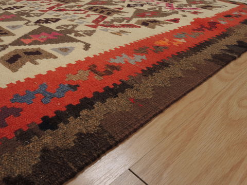 Kilim Red Flat Woven 35 X 62 Area Rug 100-109930 Image 6