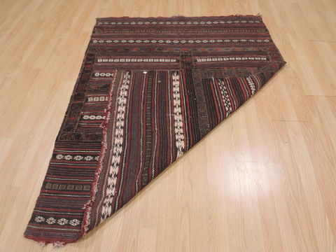 Kilim Brown Flat Woven 42 X 53 Area Rug 100-109933 Image 6