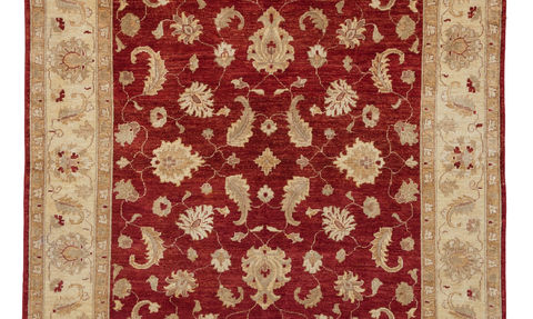 Chobi Red Hand Knotted 510 X 810 Area Rug 700-109935 Image 1
