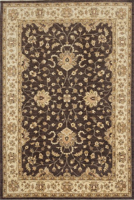 Chobi Brown Hand Knotted 61 X 91 Area Rug 700-109936 Image 0