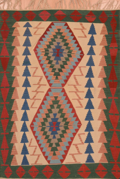 Kilim Red Flat Woven 310 X 57 Area Rug 100-109937 Image 0