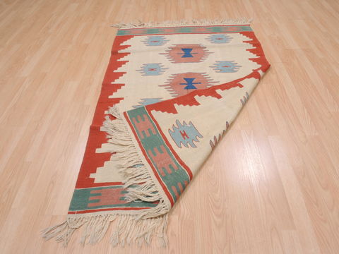Kilim Red Flat Woven 38 X 59 Area Rug 100-109945 Image 7