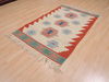 Kilim Red Flat Woven 38 X 59 Area Rug 100-109945 Thumb 2