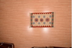 Afghan Kilim Red Rectangle 4x6 ft Wool Carpet 109945