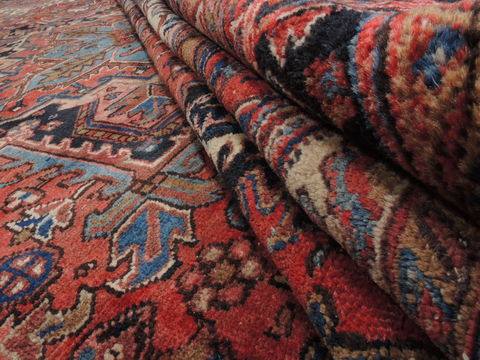 Heriz Red Hand Knotted 86 X 114 Area Rug 100-109947 Image 11