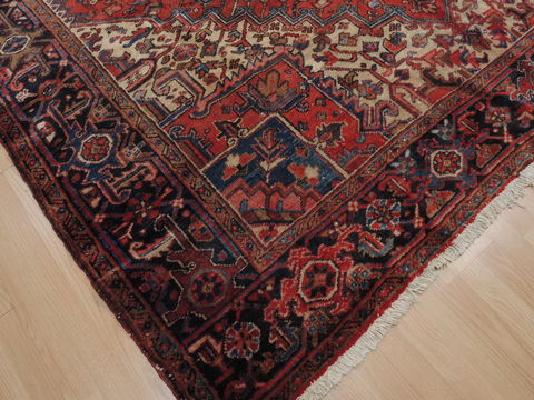 Heriz Red Hand Knotted 86 X 114 Area Rug 100-109947 Image 6