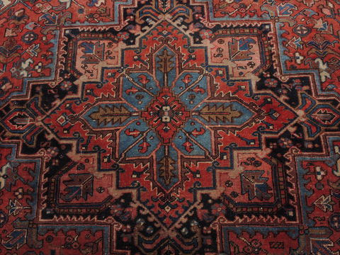 Heriz Red Hand Knotted 86 X 114 Area Rug 100-109947 Image 8