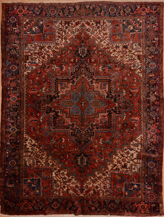 Heriz Red Hand Knotted 86 X 114 Area Rug 100-109947 Image 0