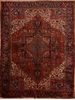 Heriz Red Hand Knotted 86 X 114  Area Rug 100-109947 Thumb 0