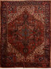 Heriz Red Hand Knotted 86 X 114 Area Rug 100-109947 Thumb 0