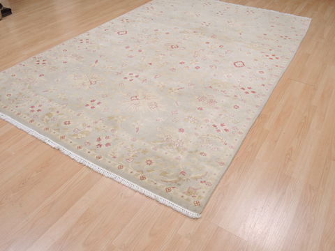 Pak-Persian Beige Hand Knotted 62 X 93 Area Rug 100-109949 Image 5