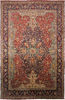 Tabriz Red Hand Woven 128 X 194 Area Rug 254-109951 Thumb 0