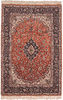 Isfahan Red Hand Knotted 86 X 120  Area Rug 254-109954 Thumb 0