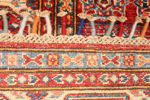 Kazak Red Hand Knotted 50 X 65 Area Rug 254-109958 Image 1