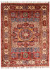 Kazak Multicolor Hand Knotted 51 X 68 Area Rug 254-109960 Thumb 0