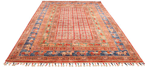 Kazak Red Hand Knotted 57 X 80 Area Rug 254-109961 Image 2