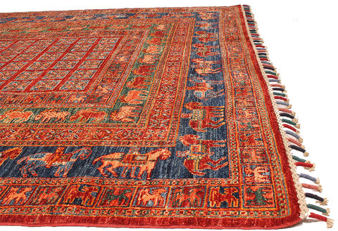 Kazak Red Hand Knotted 57 X 80 Area Rug 254-109961 Image 5
