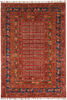 Kazak Red Hand Knotted 57 X 80 Area Rug 254-109961 Thumb 0
