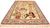 Isfahan Beige Hand Woven 49 X 71  Area Rug 254-109963 Thumb 5