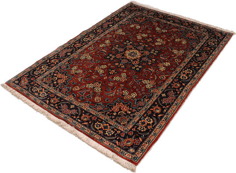 Sarouk Red Hand Knotted 35 X 50 Area Rug 254-109965 Image 4
