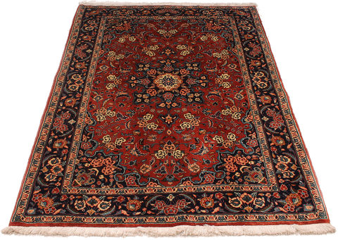 Sarouk Red Hand Knotted 35 X 50 Area Rug 254-109965 Image 5
