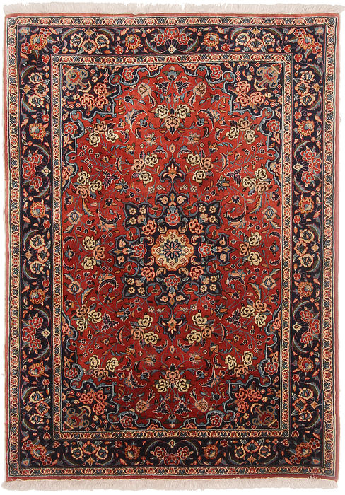 Sarouk Red Hand Knotted 35 X 50 Area Rug 254-109965 Image 0