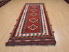 Kilim Red Runner Flat Woven 34 X 99  Area Rug 253-109968 Thumb 1