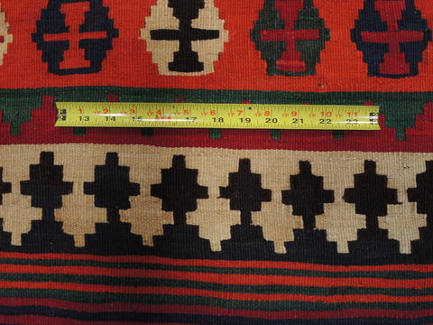 Kilim Red Flat Woven 57 X 108 Area Rug 100-109971 Image 10