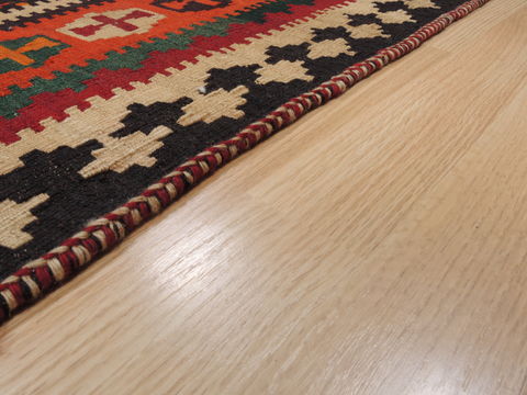 Kilim Red Flat Woven 57 X 108 Area Rug 100-109971 Image 8