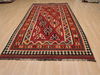 Kilim Red Flat Woven 57 X 108 Area Rug 100-109971 Thumb 4