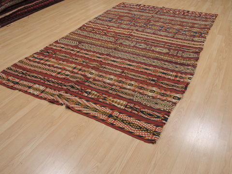 Kilim Orange Flat Woven 511 X 91 Area Rug 100-109973 Image 2