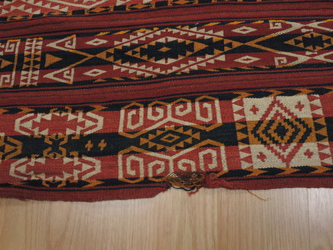 Kilim Orange Flat Woven 511 X 91 Area Rug 100-109973 Image 4