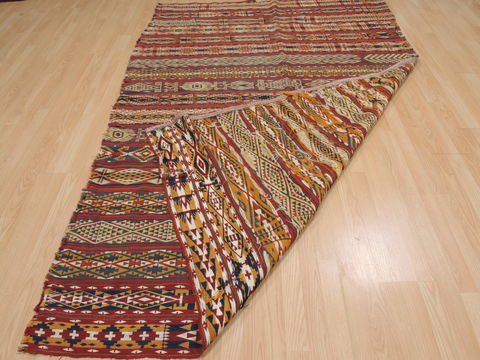 Kilim Orange Flat Woven 511 X 91 Area Rug 100-109973 Image 8