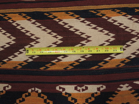 Kilim Orange Flat Woven 66 X 139 Area Rug 100-109974 Image 10