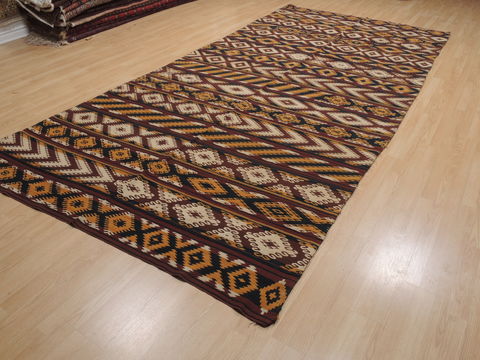 Kilim Orange Flat Woven 66 X 139 Area Rug 100-109974 Image 2