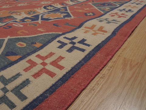 Kilim Brown Flat Woven 711 X 98 Area Rug 100-109979 Image 7