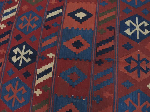 Kilim Brown Flat Woven 67 X 99 Area Rug 100-109980 Image 6