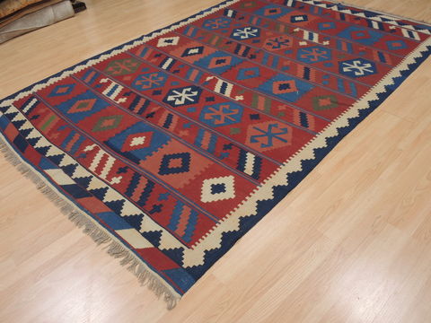 Kilim Brown Flat Woven 67 X 99 Area Rug 100-109980 Image 7