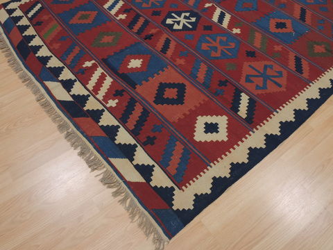 Kilim Brown Flat Woven 67 X 99 Area Rug 100-109980 Image 8