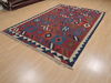 Kilim Brown Flat Woven 67 X 99 Area Rug 100-109980 Thumb 2